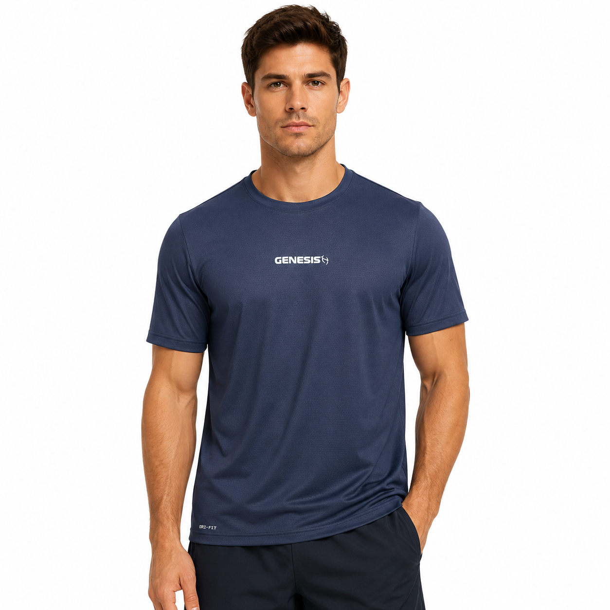 Camiseta Performance Genesis Cinza – Dry Fit UV 50
