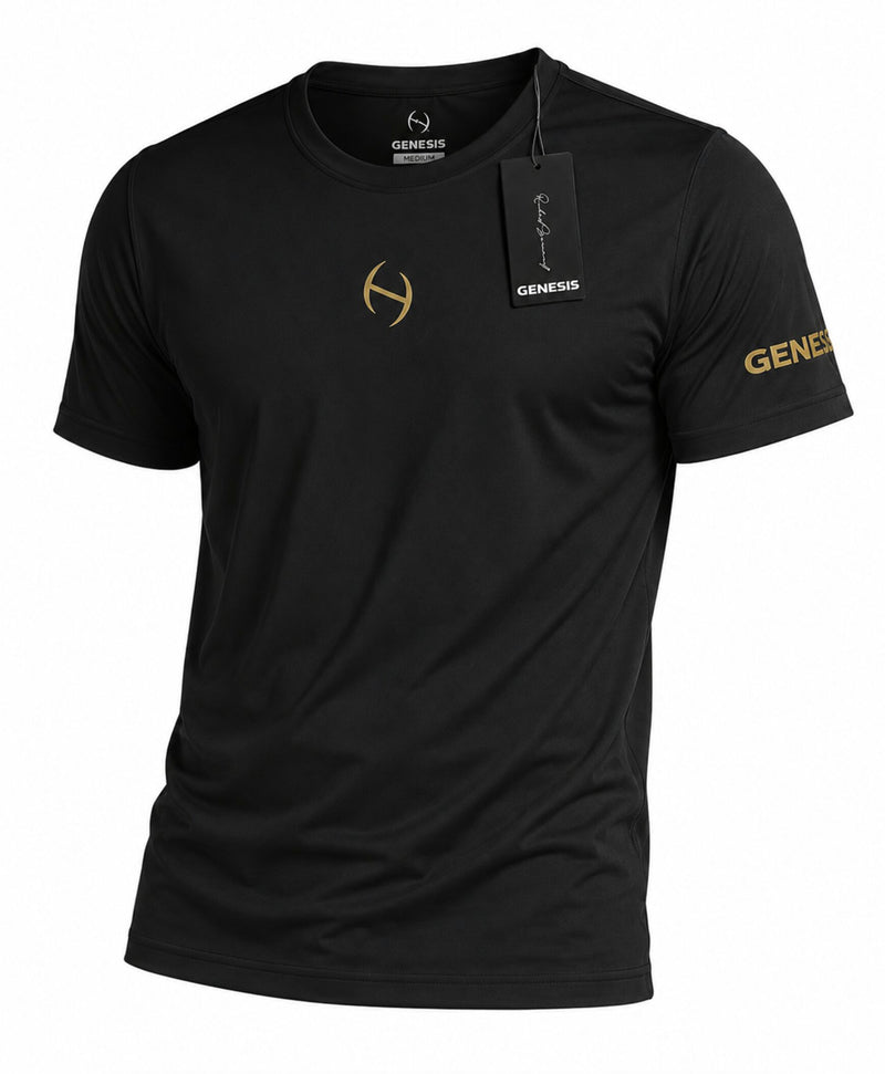 Camiseta de tênis Genesis Infinite 2026 Black & Gold