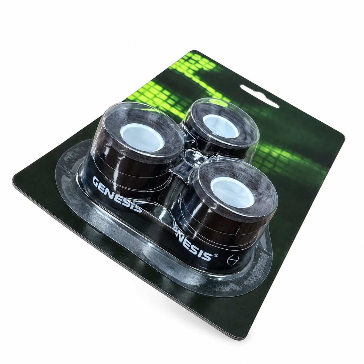 Pack 3 Overgrips Genesis Marka – Preto — vista 2