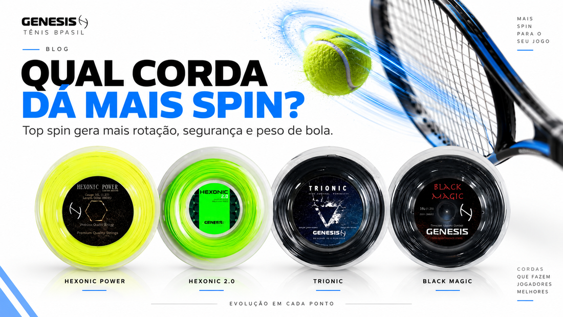 Qual corda de tênis gera mais spin? Descubra o modelo ideal para o seu jogo