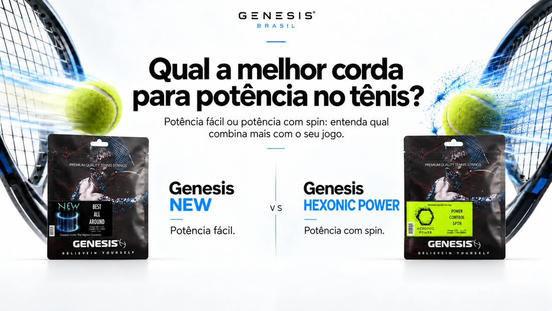Qual a melhor corda para potência no tênis? Depende do tipo de potência que você busca