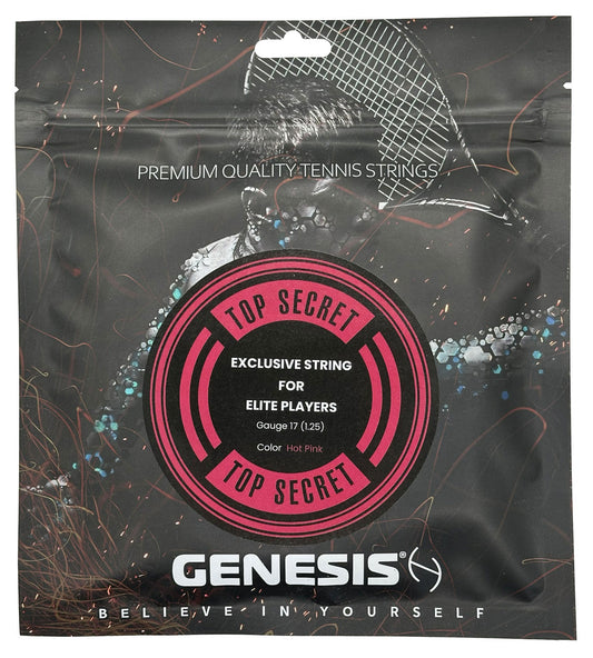 Corda de tênis Genesis Top Secret Pynk set 12m