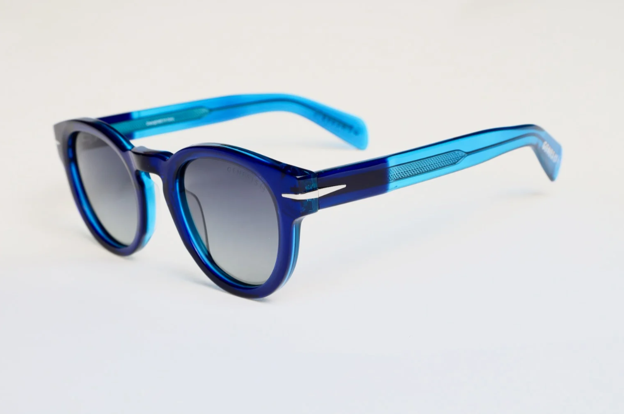 Genesis Melbourne Aqua/Navy — Óculos de Sol Italian Design Edition