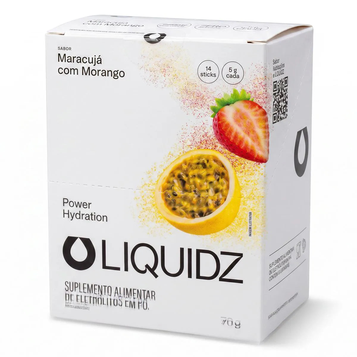 LIQUIDZ® Eletrólitos – Caixa com 14 Sachês | Zero Açúcar