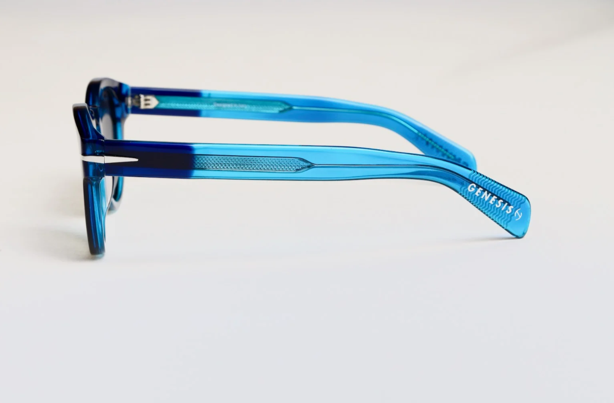 Genesis Melbourne Aqua/Navy — Óculos de Sol Italian Design Edition