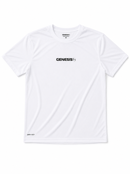 Camiseta Performance Genesis White – Dry Fit UV 50+