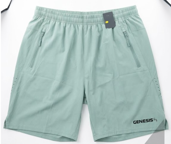 Bermuda Performance Genesis – Poliamida Elástica com Zíper e Bolsos para Tênis