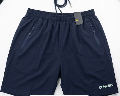 Bermuda Performance Genesis Navy – Poliamida Técnica com Zíper
