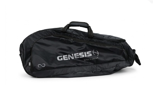 Raqueteira Tennis Genesis Profissional – 9 Raquetes – Ultra Resistente - Infinite Black
