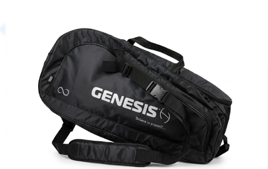 Raqueteira Tennis Genesis Profissional – 9 Raquetes – Ultra Resistente - Infinite Black