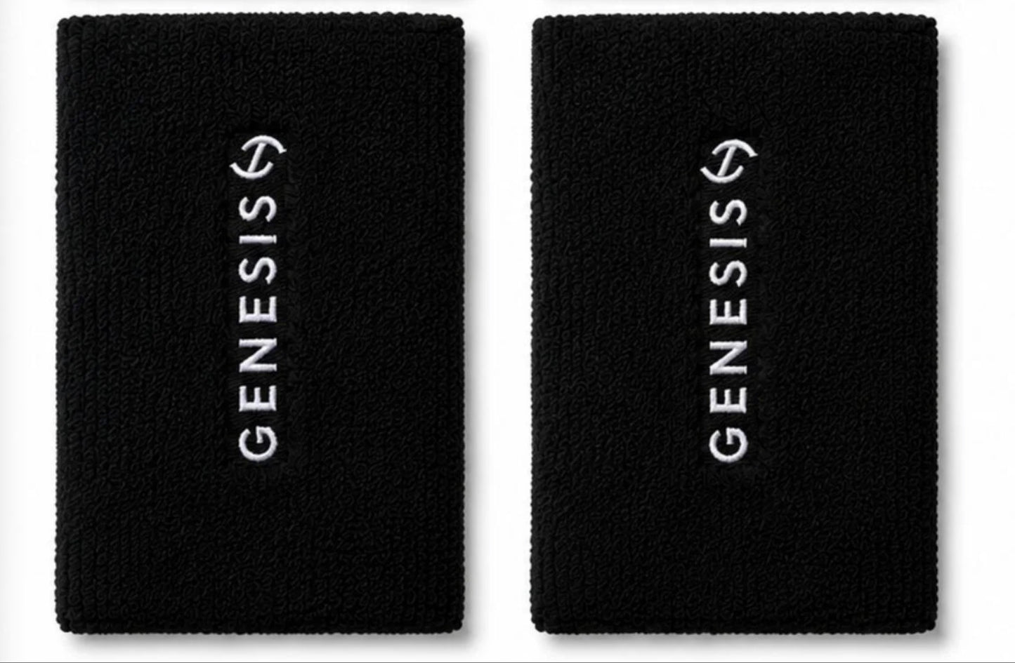 Genesis Elite Wristband Longa | Par de Munhequeiras Premium para Tênis