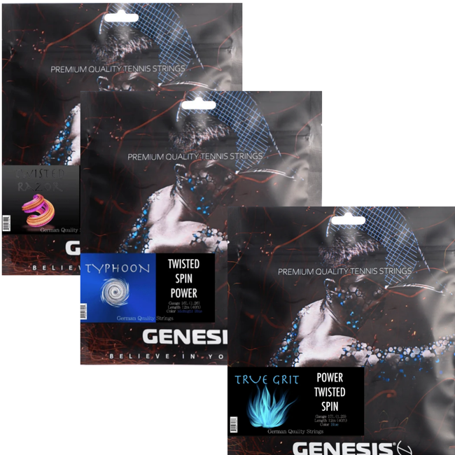 Kit Genesis Cordas Torcidas - 3 Sets