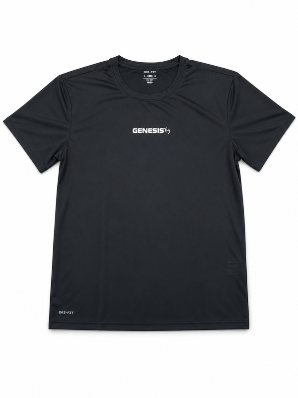 Camiseta Performance Genesis Black – Dry Fit UV 50+