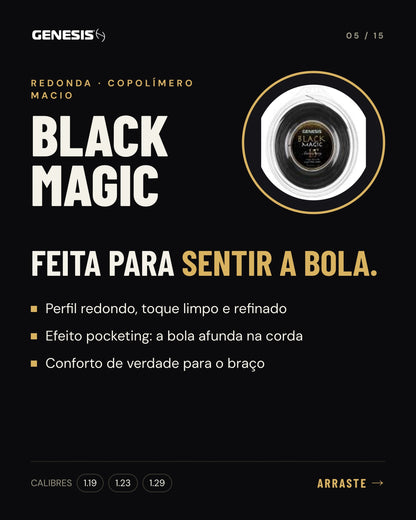 Características da corda Genesis Black Magic