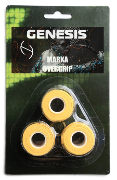 GENESIS Marka Amarelo Overgrip 3 Pack