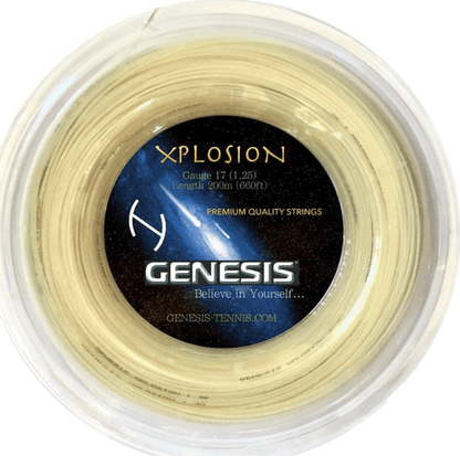 Rolo de corda Genesis Xplosion natural, com embalagem circular