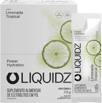 LIQUIDZ® Eletrólitos – Caixa com 14 Sachês | Zero Açúcar