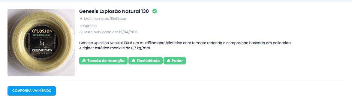 Set Xplosion - Multifilamento - Genesis Tênis Brasil