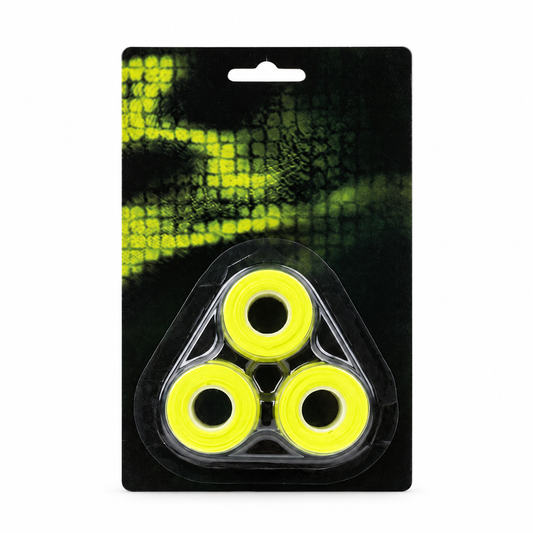 Pack 3 Overgrips Genesis Marka – Amarelo — vista principal