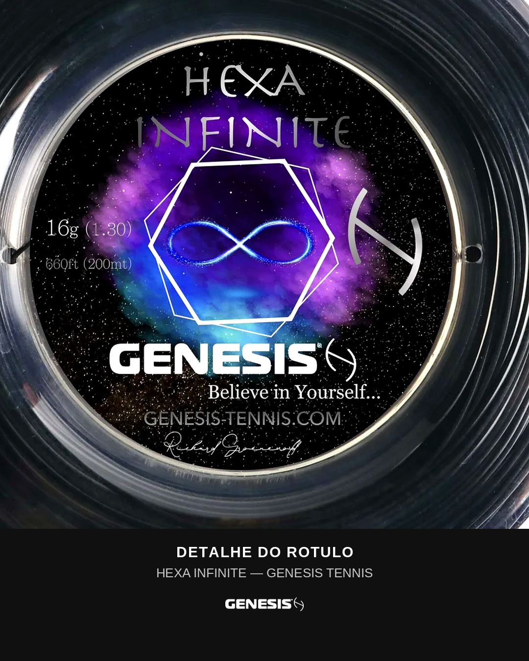 Genesis Hexa Infinite Preta – Rolo 200m