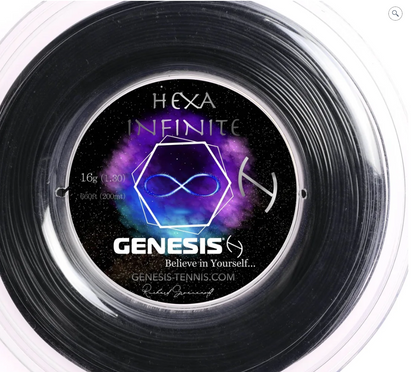 Rolo de corda Genesis Hexa Infinite preta – foto 2